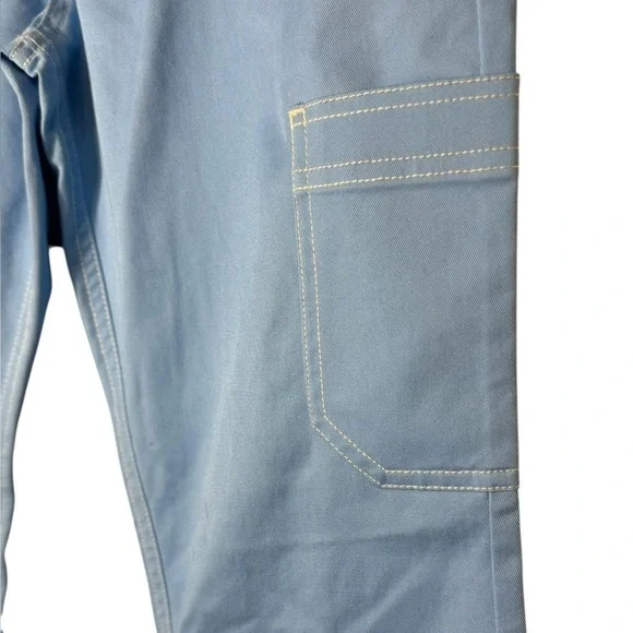 BDG Urban Outfitters Flared Leg Cargo Pants Women's 6 Blue Stretch Ankle Grunge - Picture 5 of 16